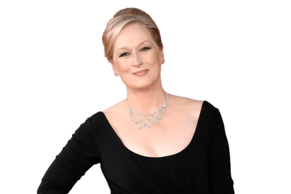 Meryl Streep Diamond Neckless Clip arts
