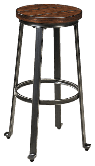 Metal and Wood Bar Stool SVG Clip arts