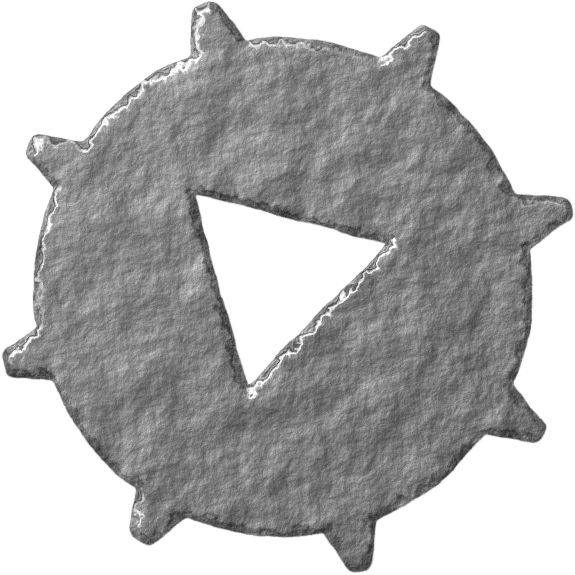 Metallic Cog PNG icon