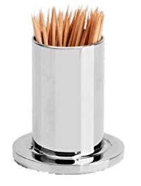 Metallic Toothpick Pot Clip arts