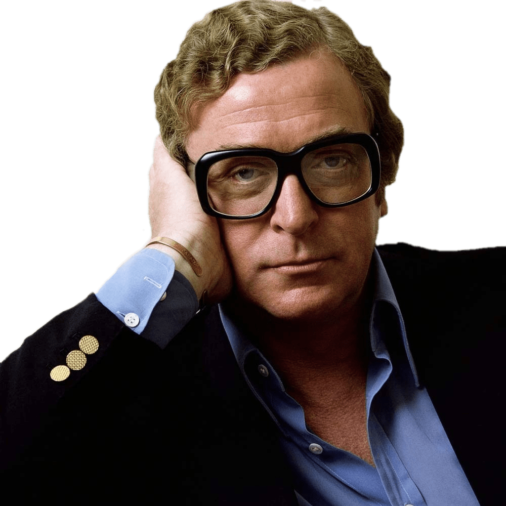 Michael Caine Black Glasses PNG icon