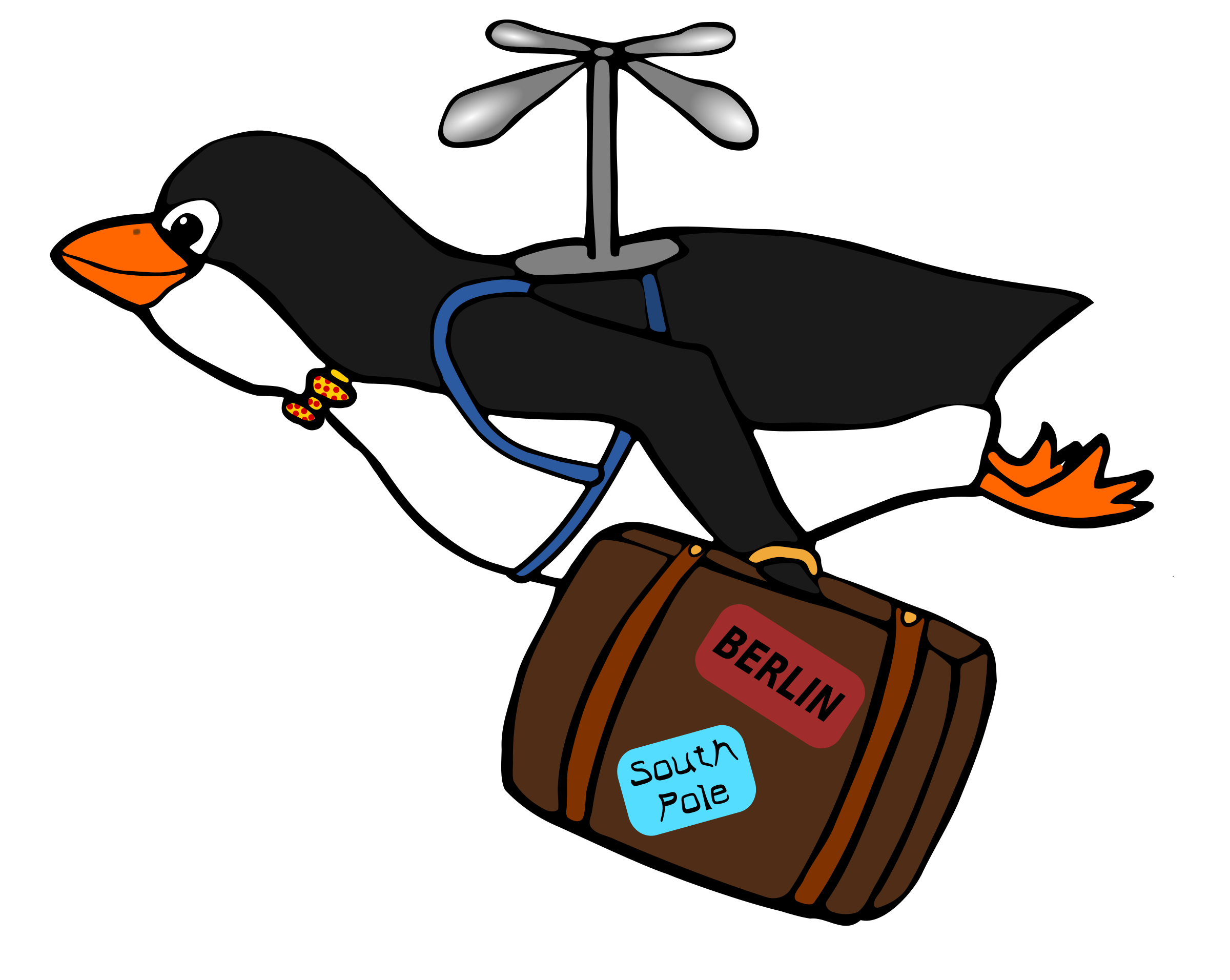 Migrating Penguin PNG icon