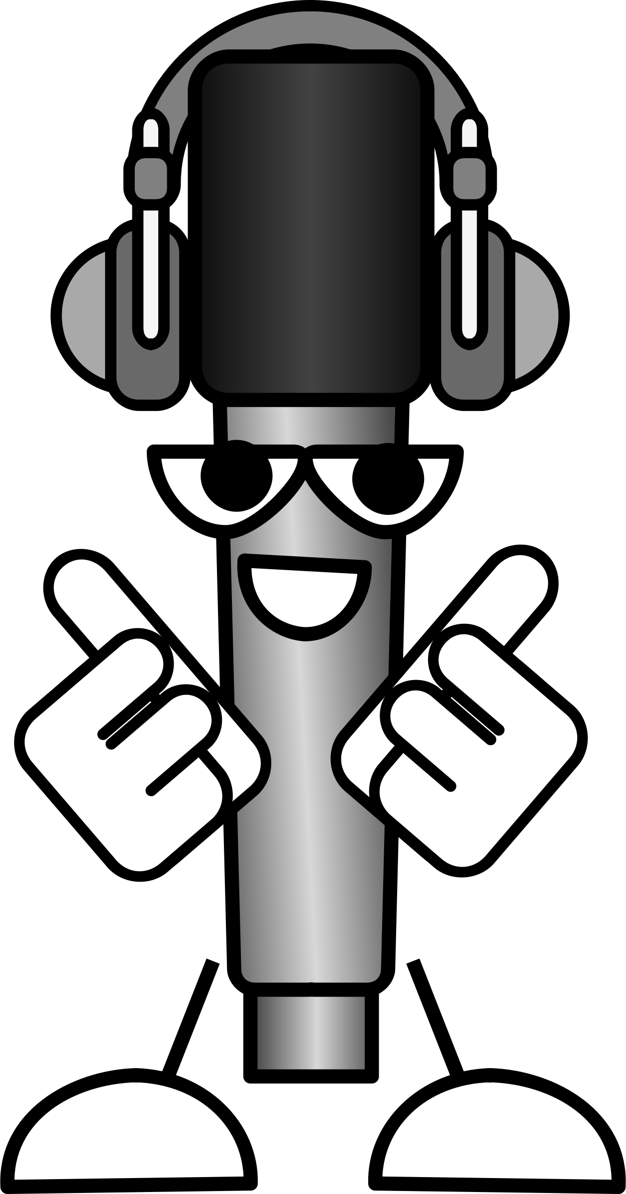 Mike the Mic with Headphones PNG icon