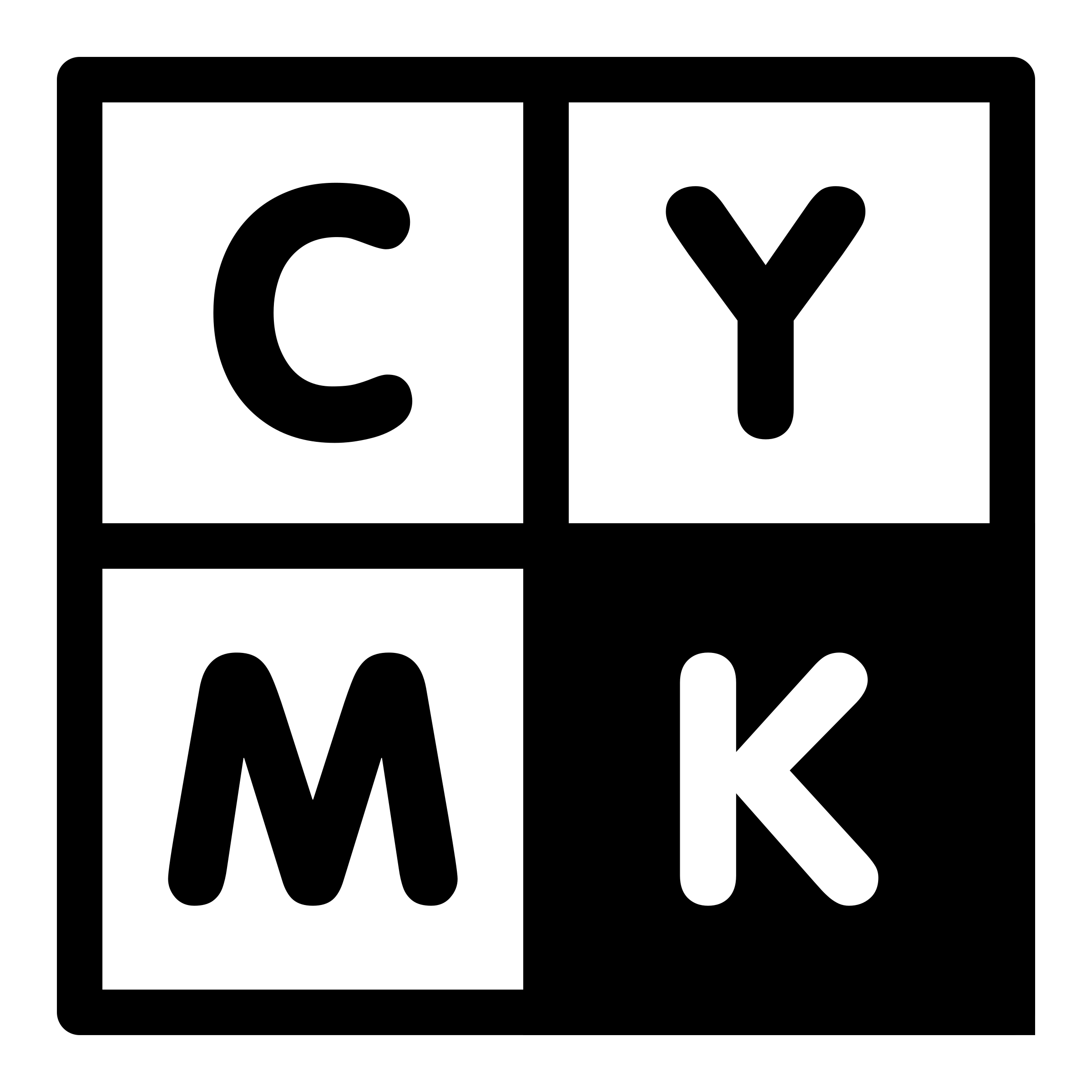mono template cmyk empty Clip arts