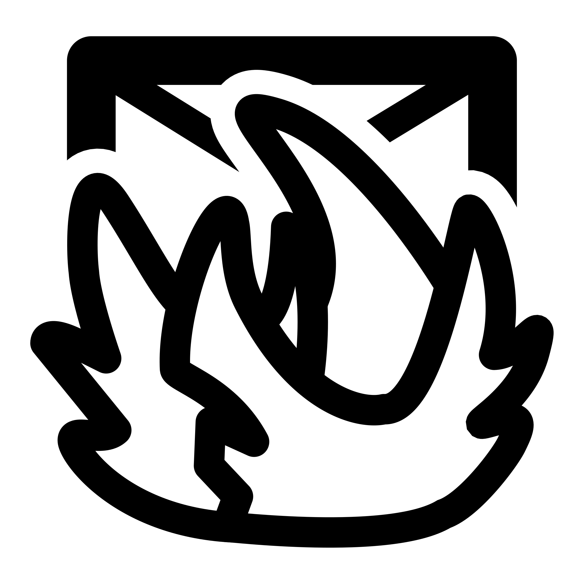 mono thunderbird PNG icon