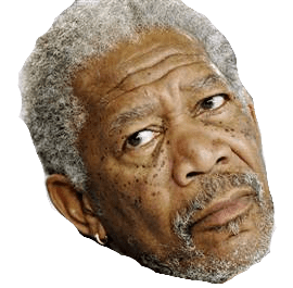Morgan Freeman Listening PNG images