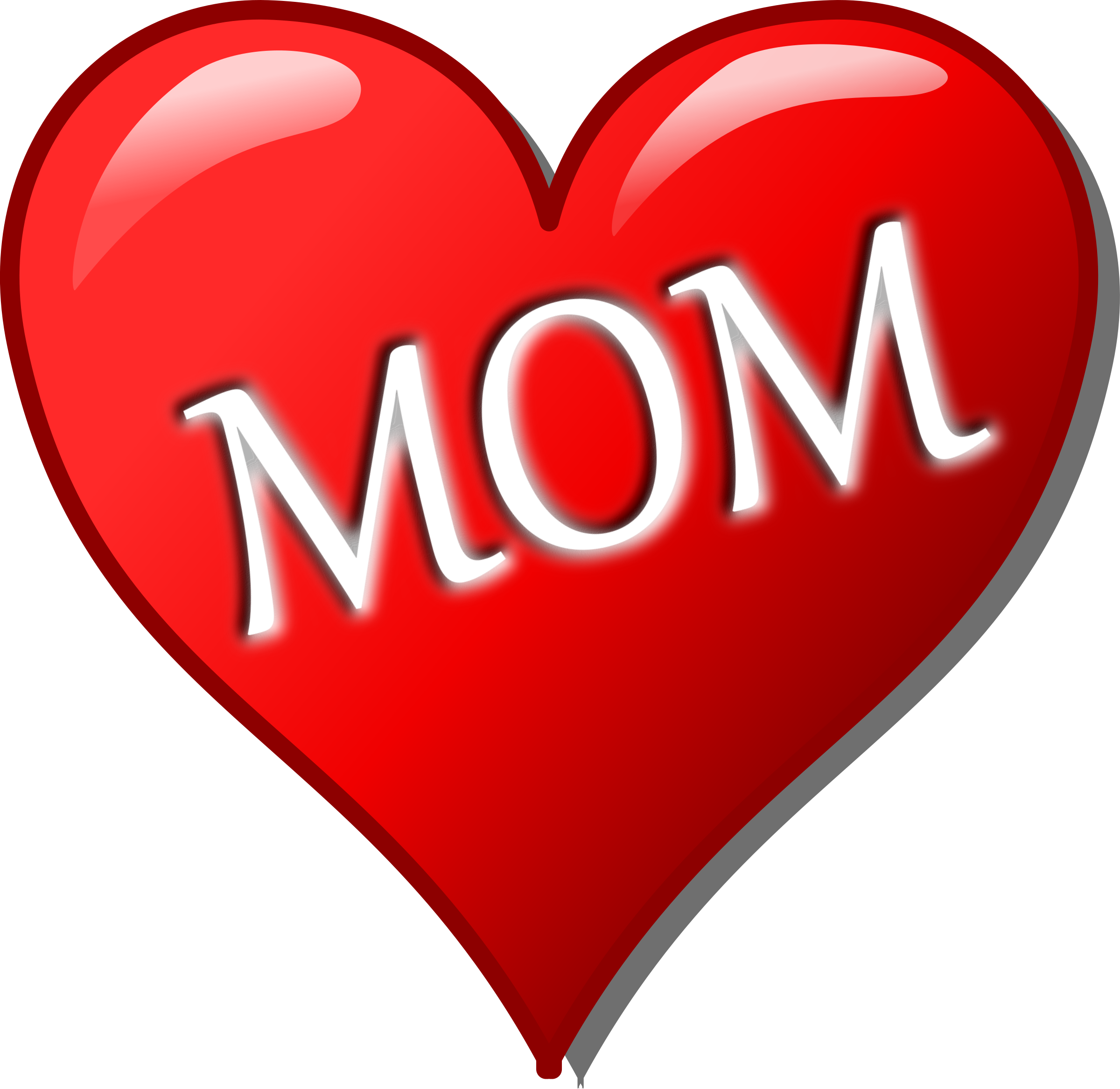 Mother's day heart Clip arts