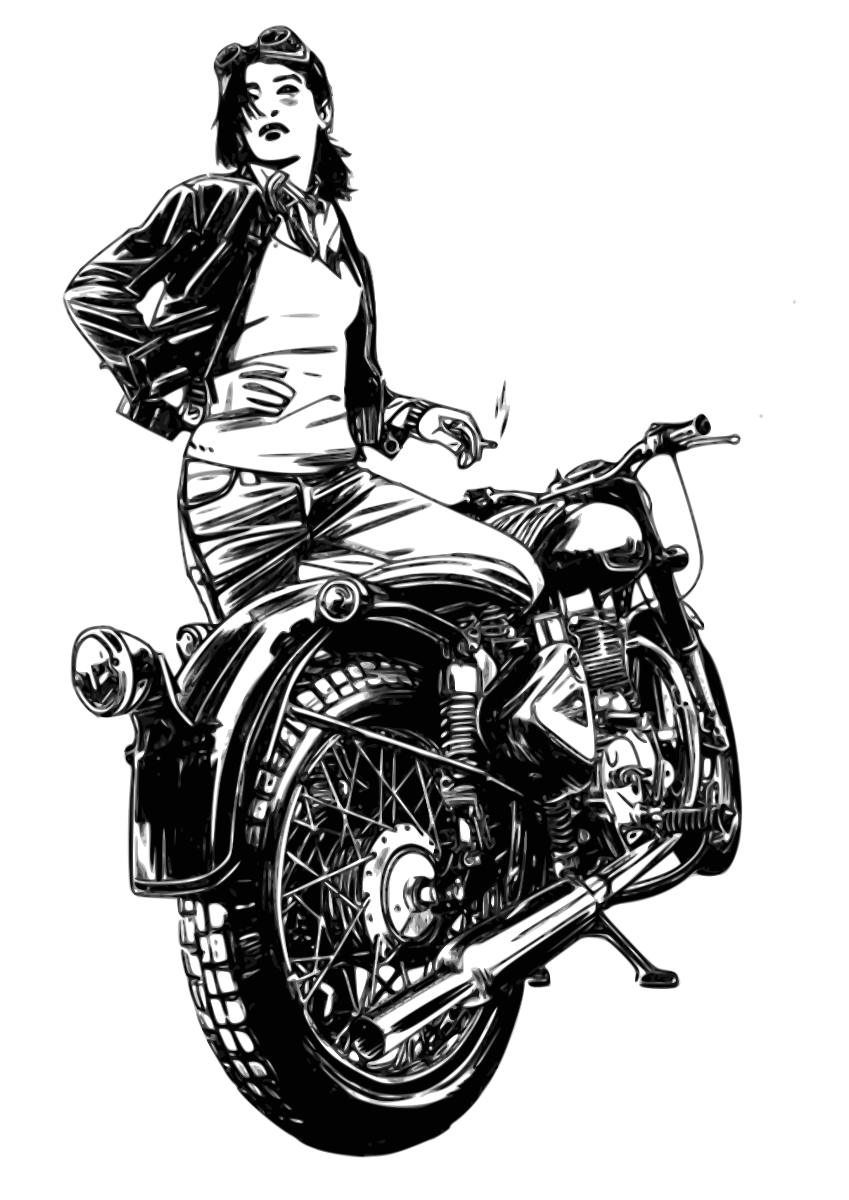 motorbike, woman, motorcycle, moto, motocicleta, mujer PNG icon