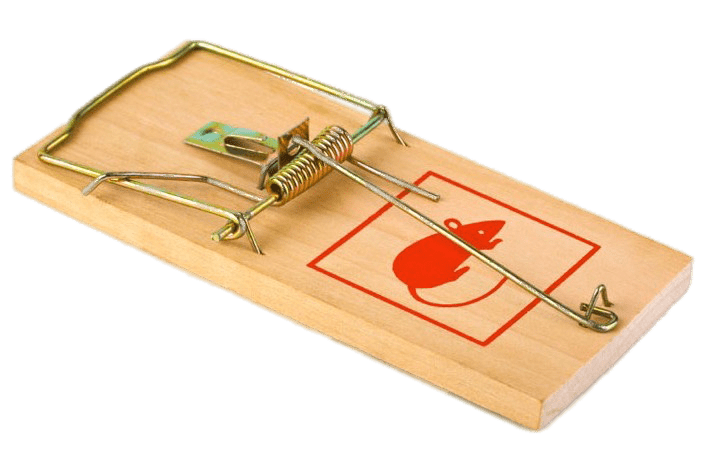 Mousetrap With Red Mouse Image SVG Clip arts