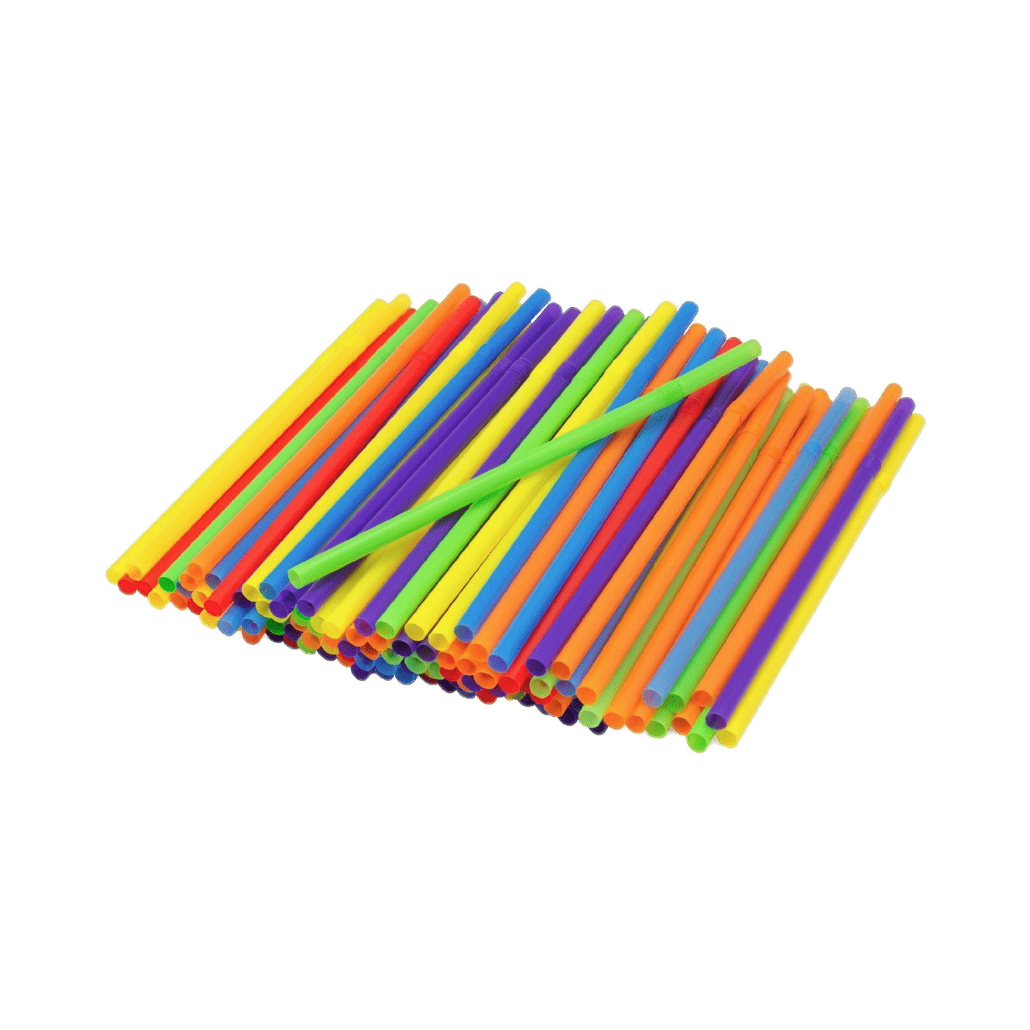Multicoloured Drinking Straws SVG Clip arts