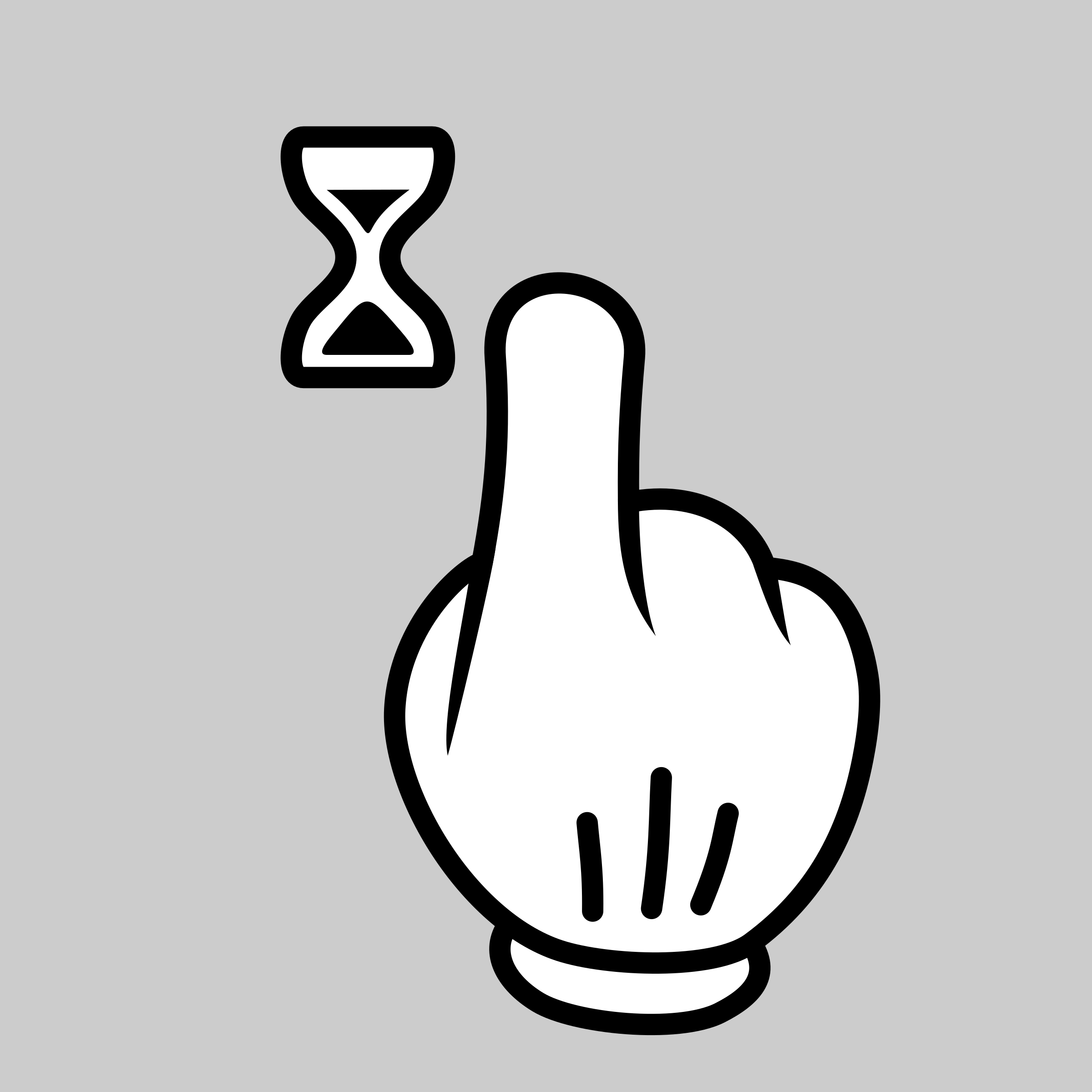 MultiTouch-Interface Mouse-theme 1-finger-Touch-and-Hold PNG icon