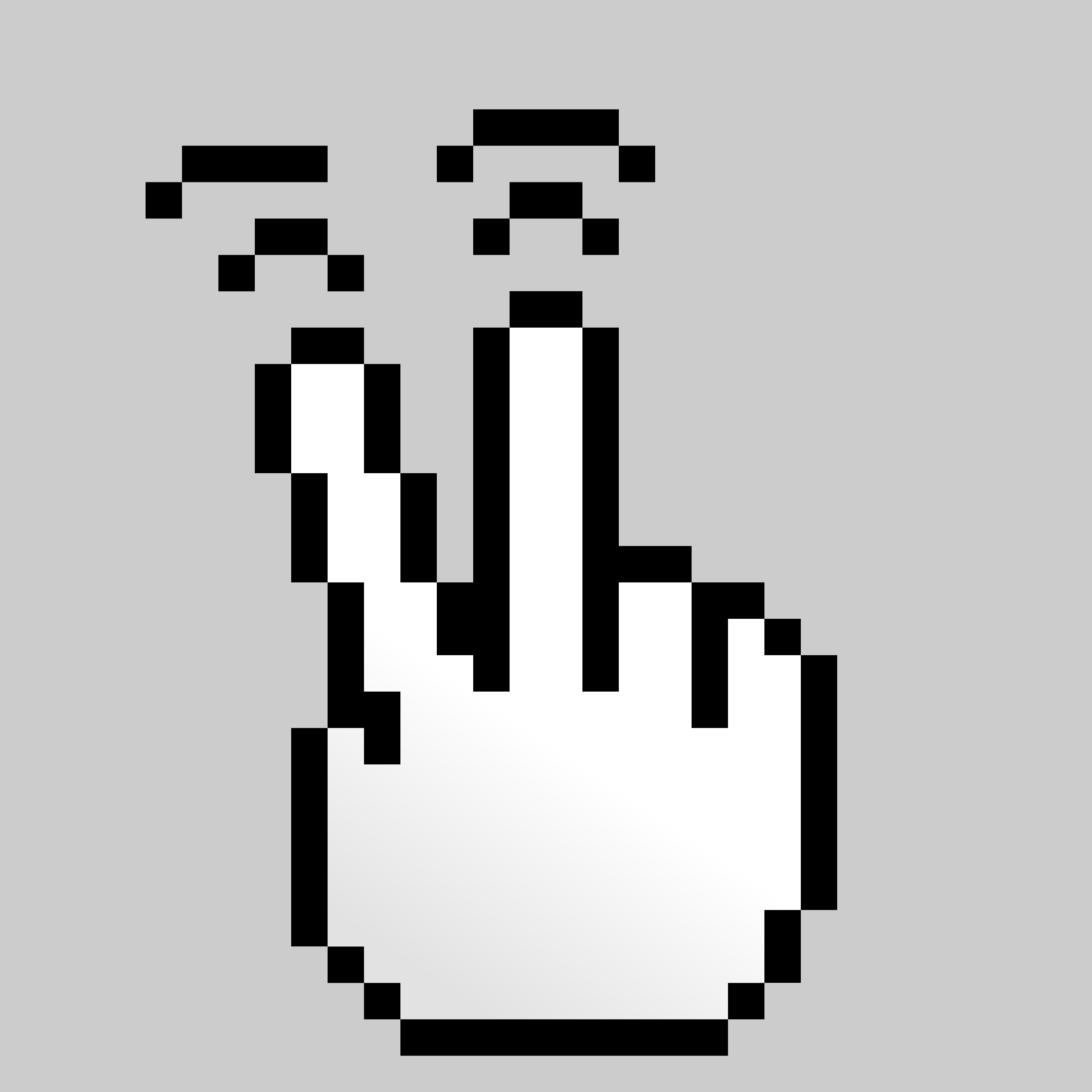MultiTouch-Interface Pixel-theme 2-fingers-Double-Tap SVG Clip arts