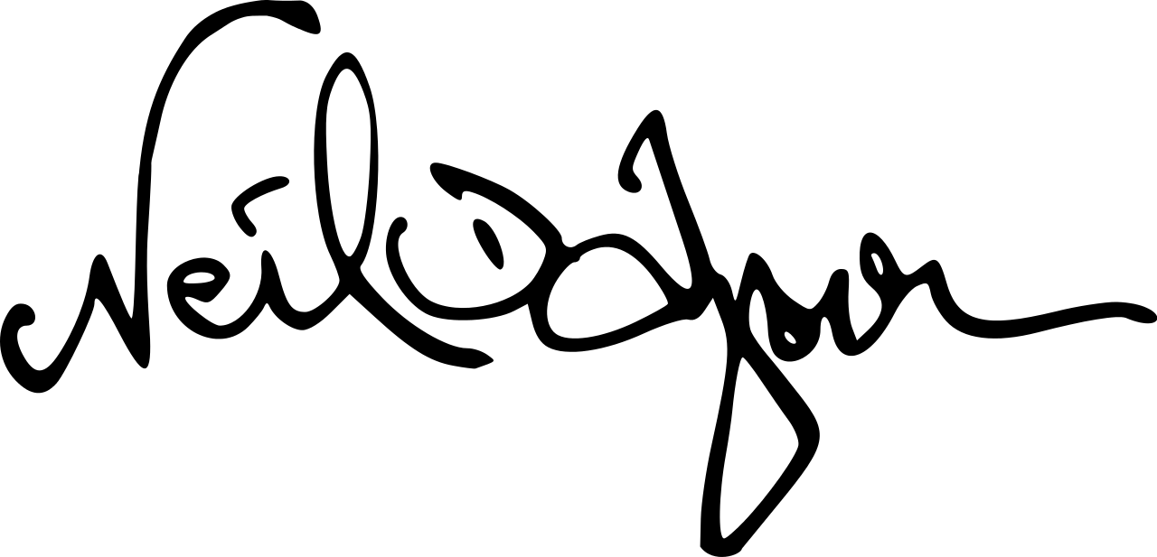Neil DeGrasse Tyson Signature PNG icon