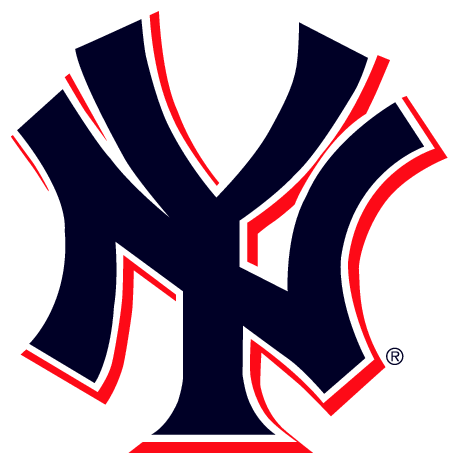 New York Yankees Logo 2 Colours SVG Clip arts
