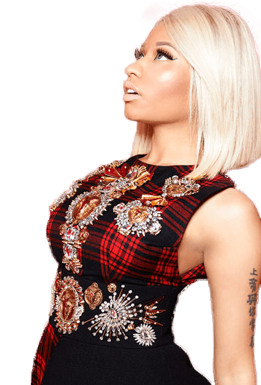 Nicki Minaj Looking Up SVG Clip arts