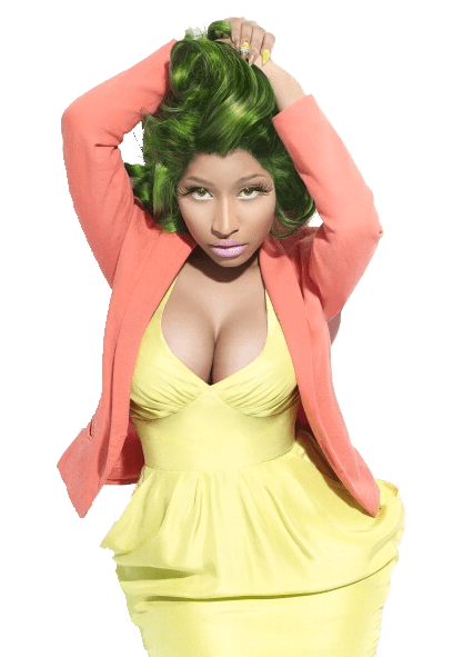 Nicki Minaj Yellow Dress SVG Clip arts