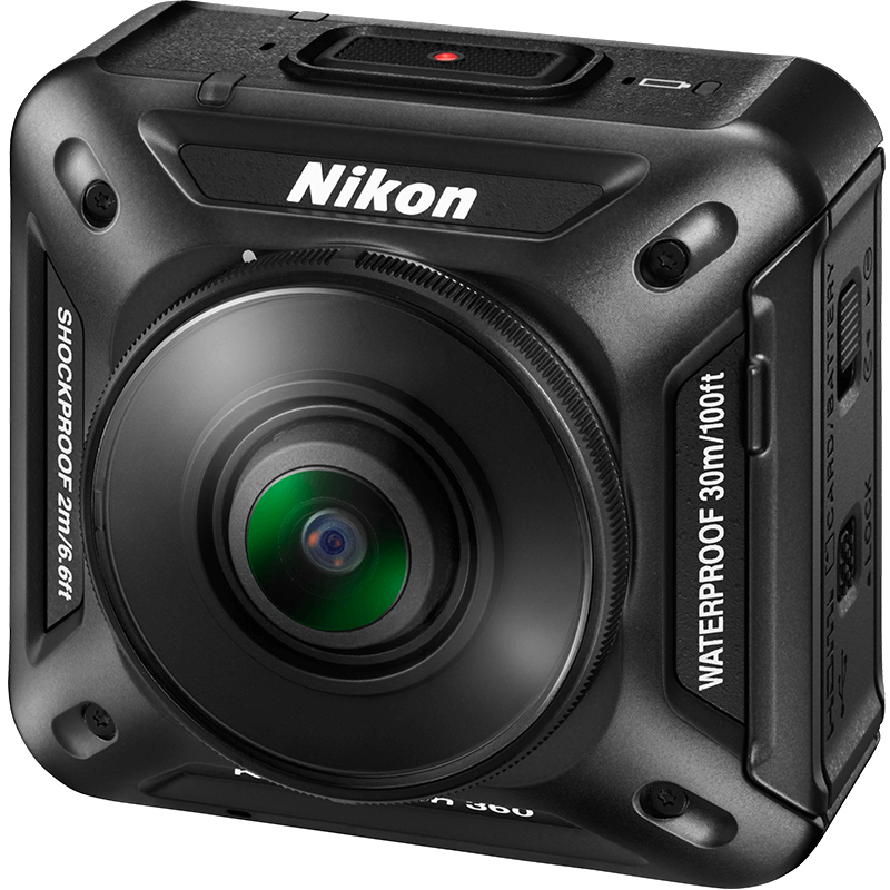 Nikon KeyMission 360 Camera Close Up SVG file