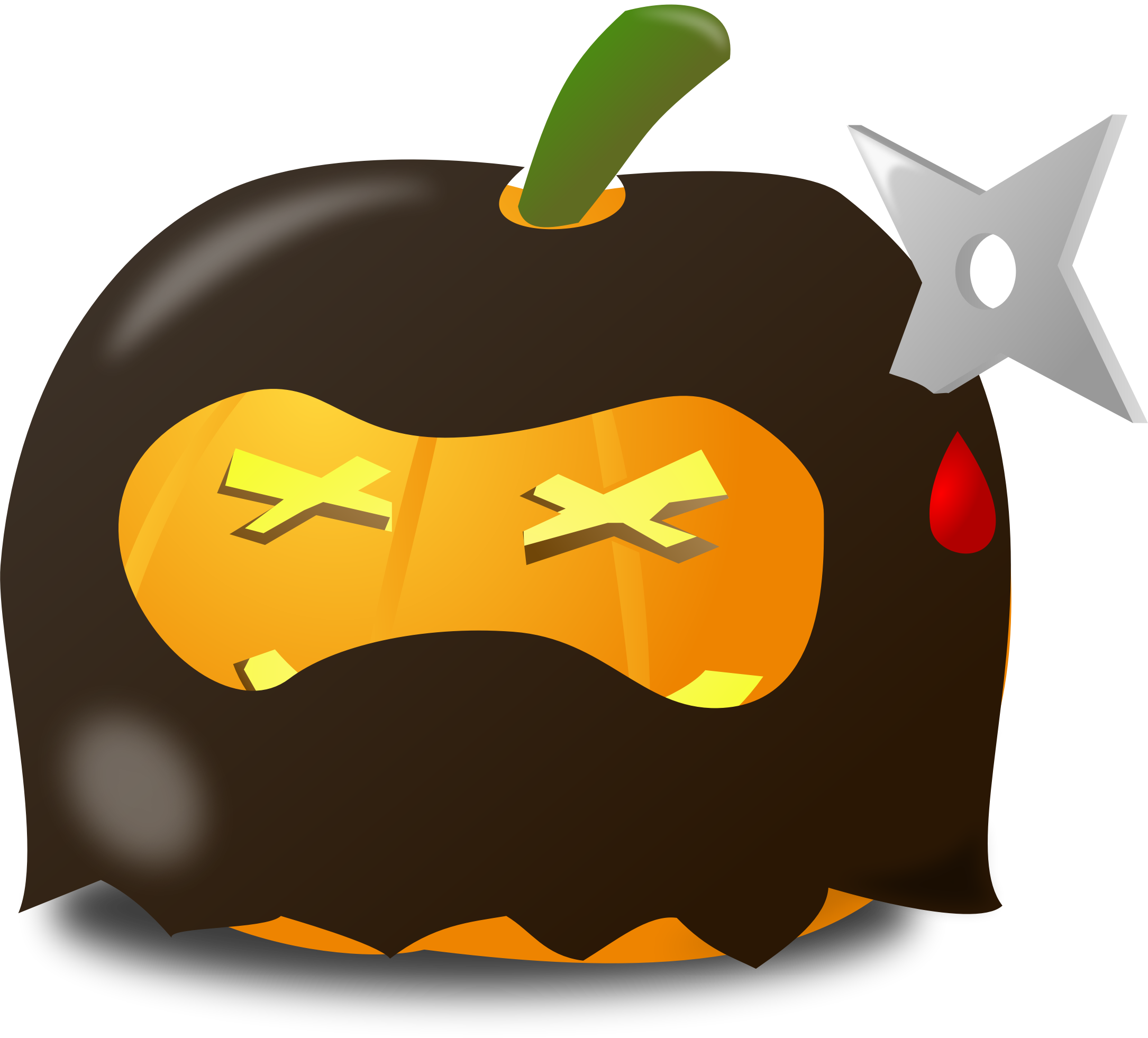 Ninja pumpkin PNG icon