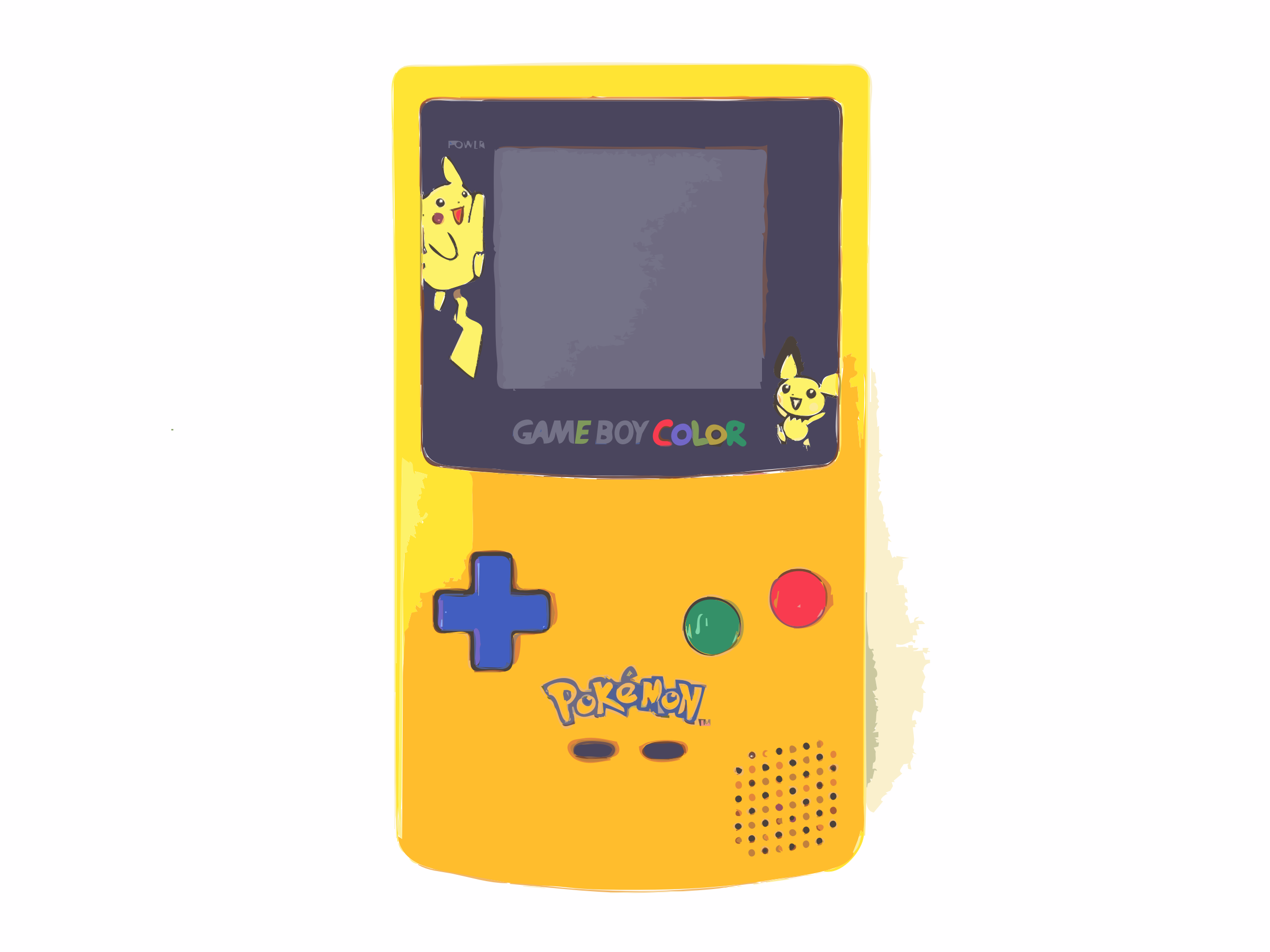 Nintendo Game Boy Color Pokemon SVG Clip arts