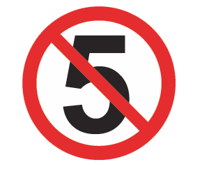 No Under 5 Restriction PNG images