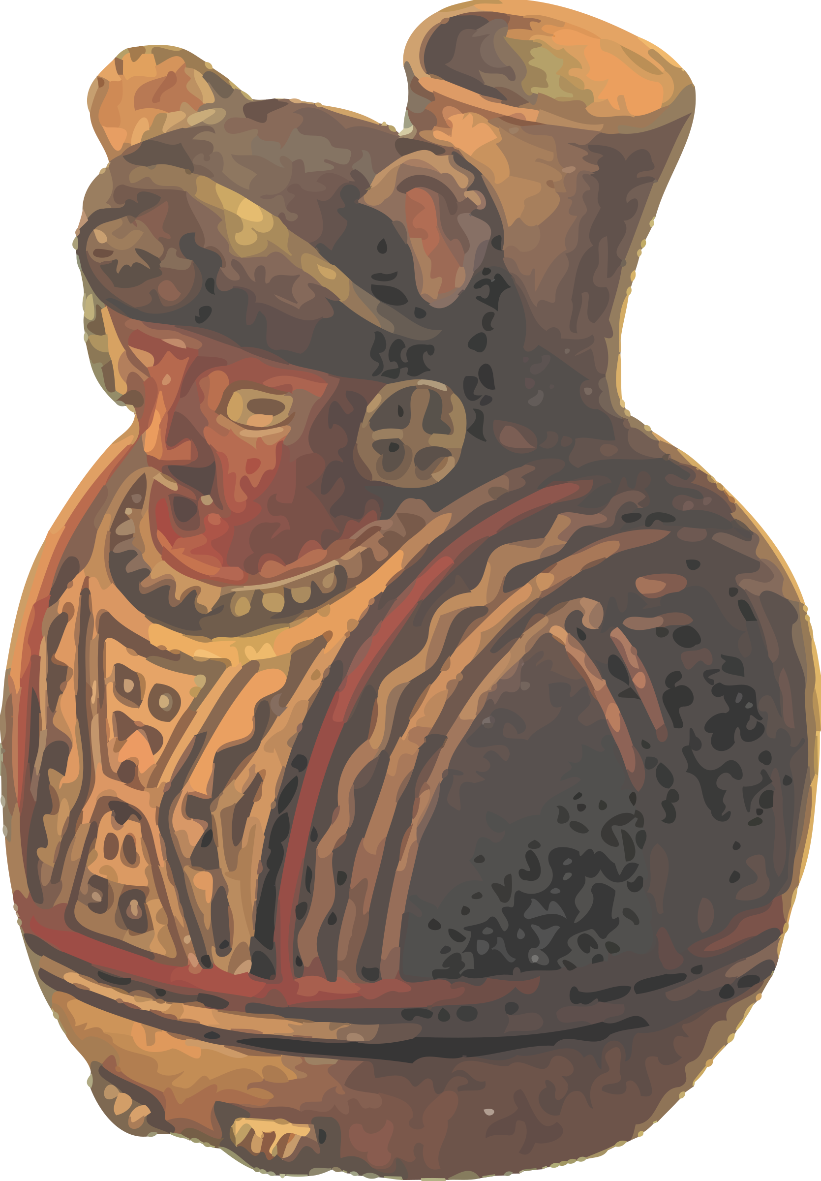 Old American pottery PNG icon