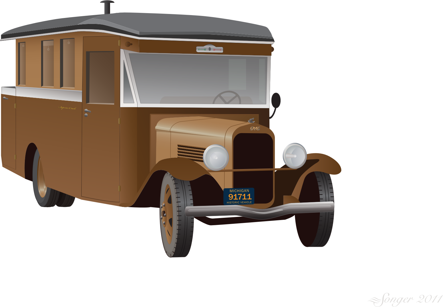 Old Truck Camper PNG icon