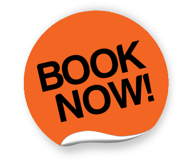 Orange Book Now Sticker PNG images