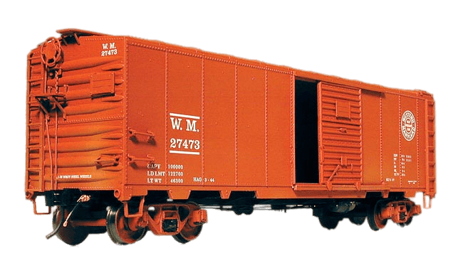 Orange Boxcar SVG Clip arts