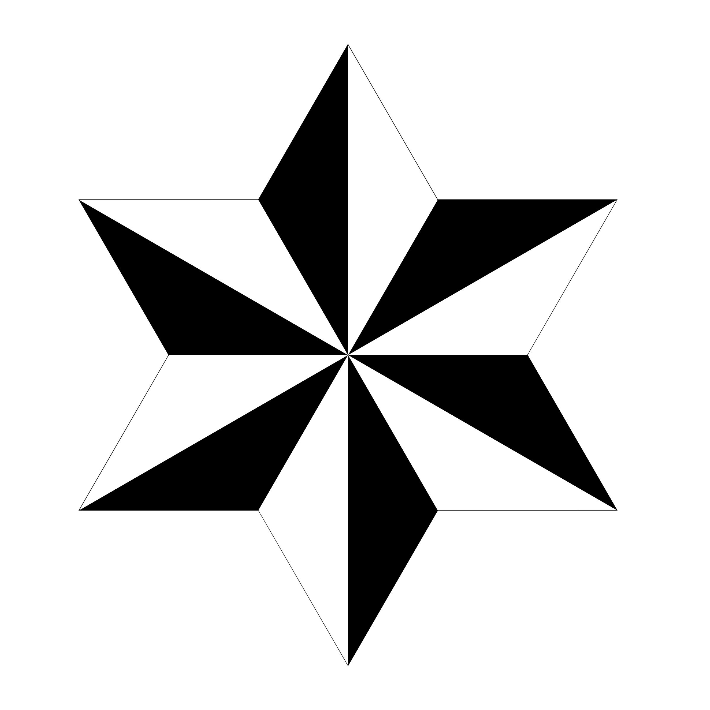 outrayj hexagram 12 stripe PNG icon