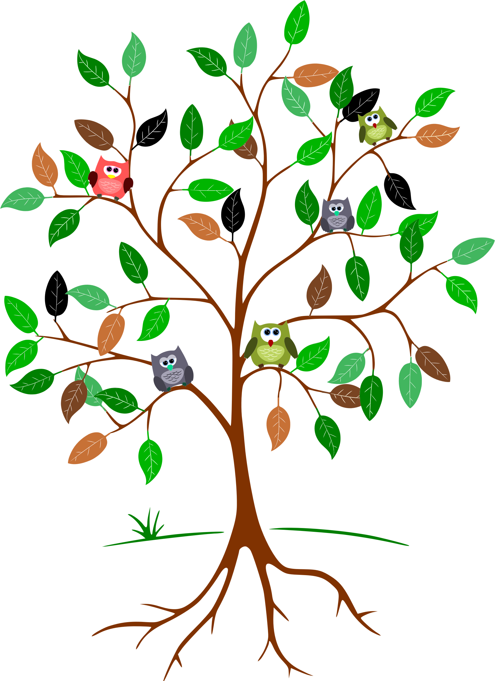 Owls In A Tree PNG icon