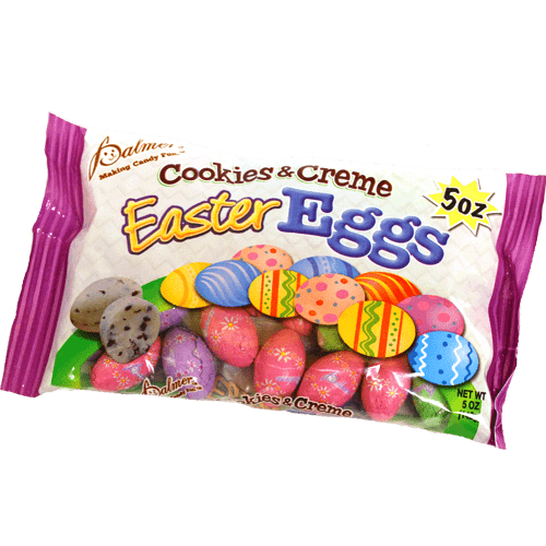 Pack Of Cookies and Creme Easter Eggs Clip arts