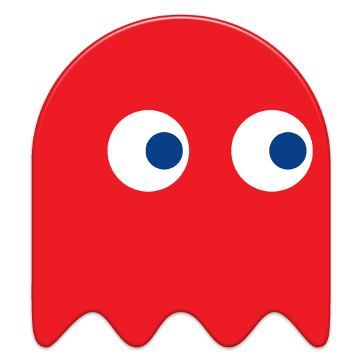 Pacman Red Ghost PNG images