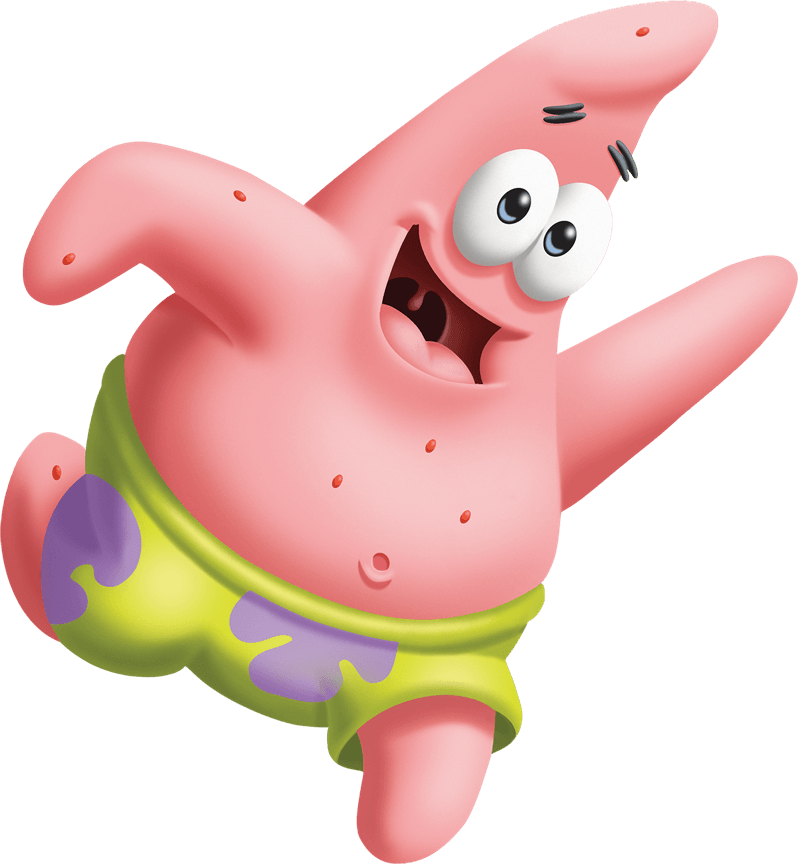 Patrick Star Running PNG icon