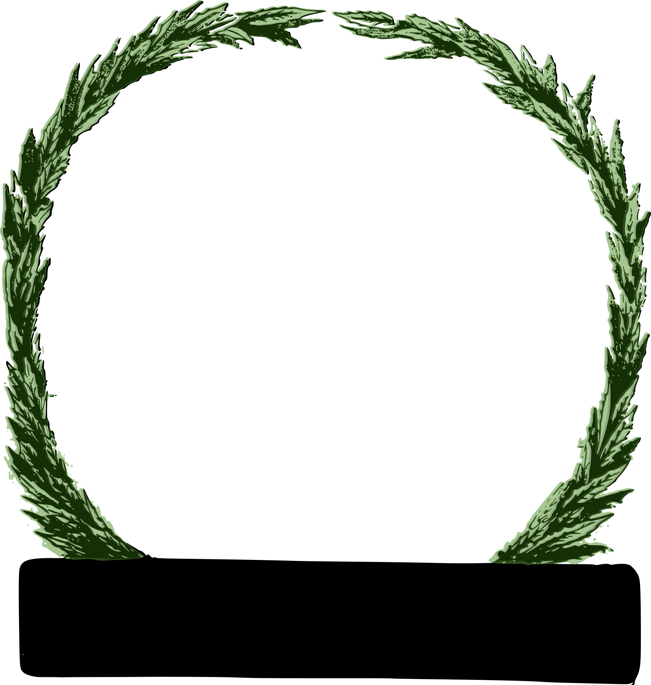 Peace Wreath (green) PNG icon