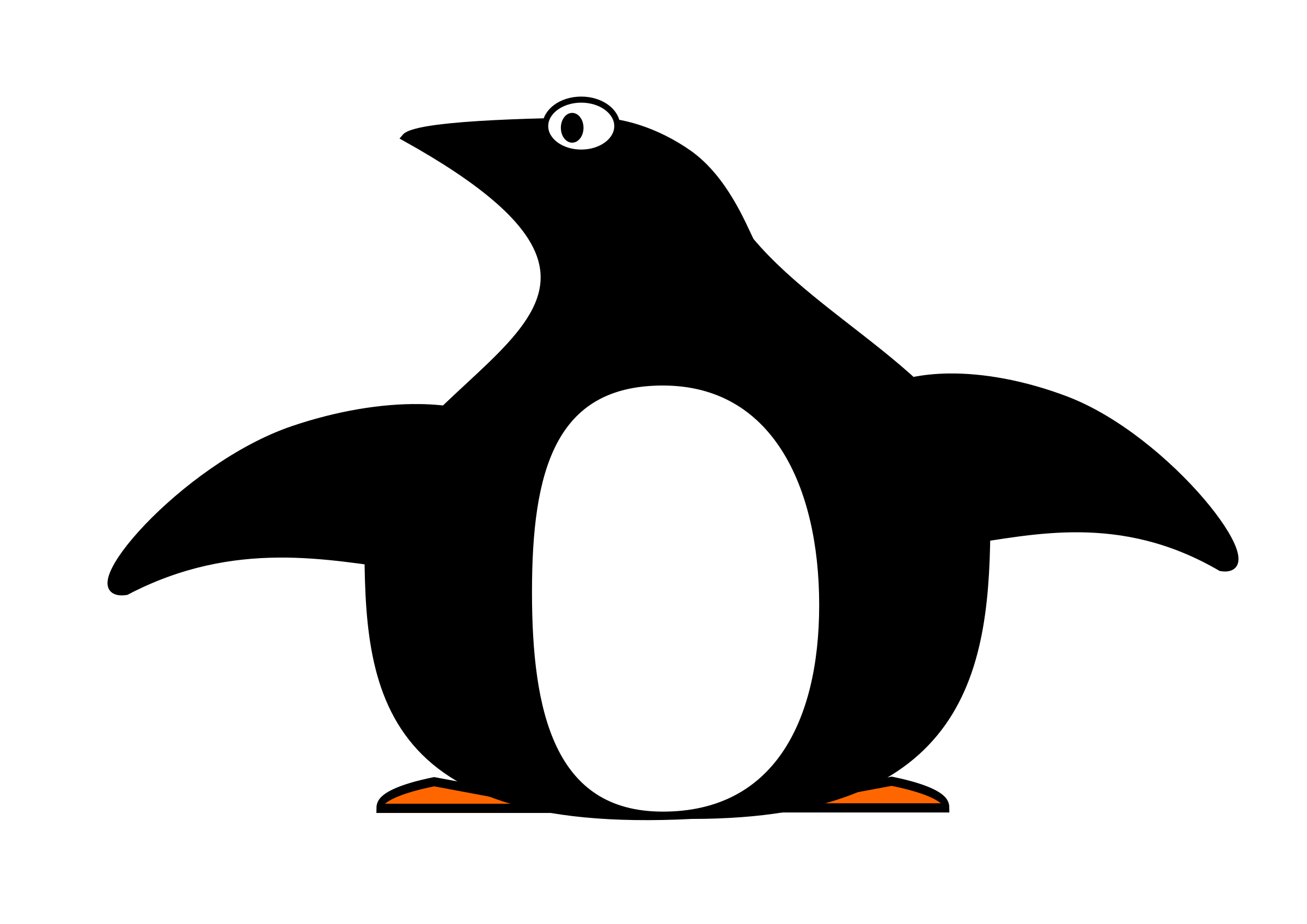 Penguin SVG Clip arts