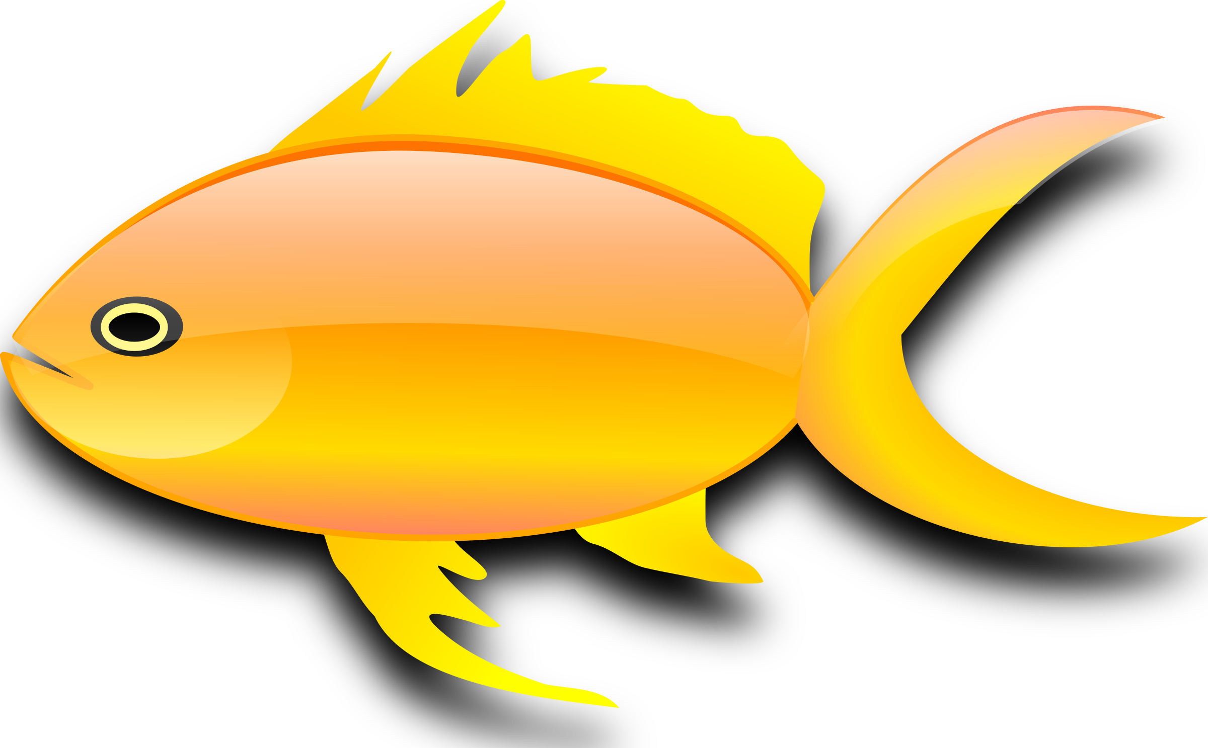 Pez dorado (gold fish) PNG icon