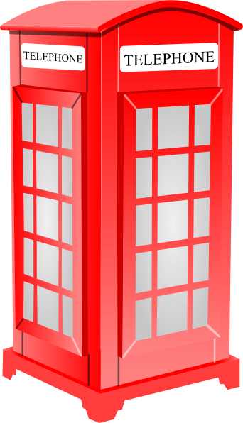 Phone Booth Clipart SVG Clip arts