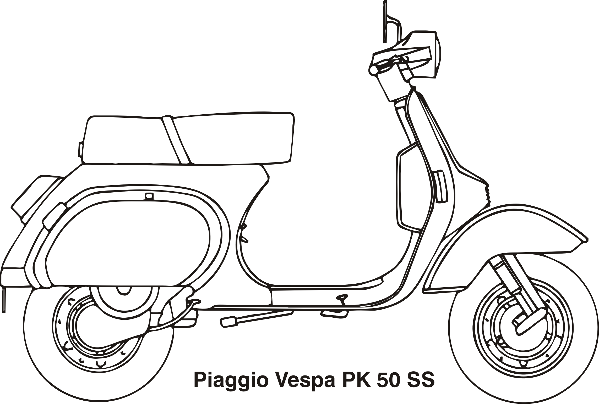 Piaggio Vespa PK 50 SS, year 1983 PNG icon