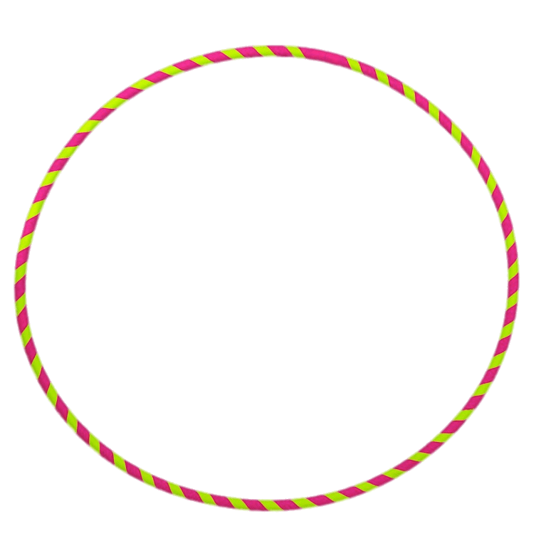 Pink and Yellow Hula Hoop PNG images