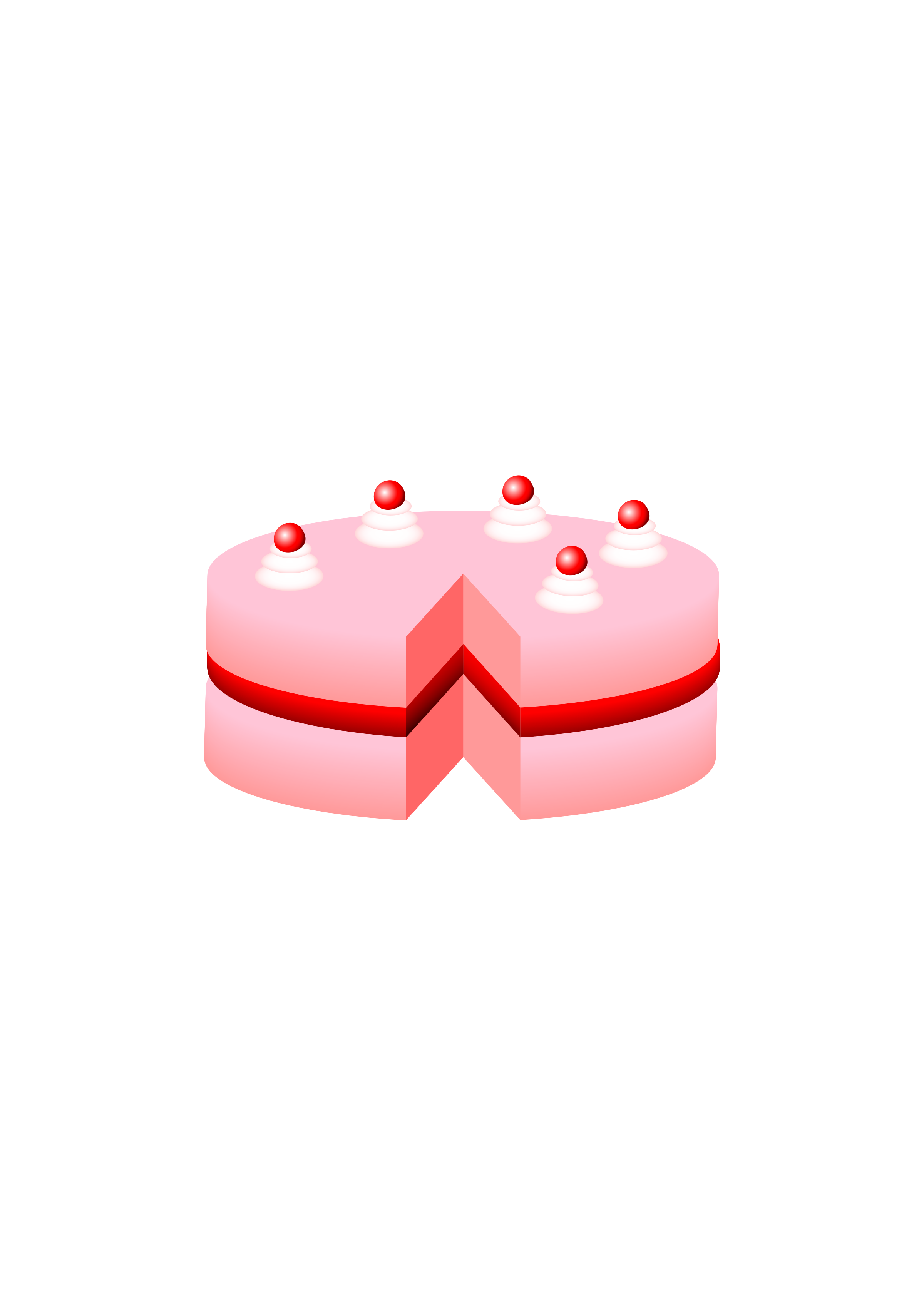 pink cake no plate PNG icon