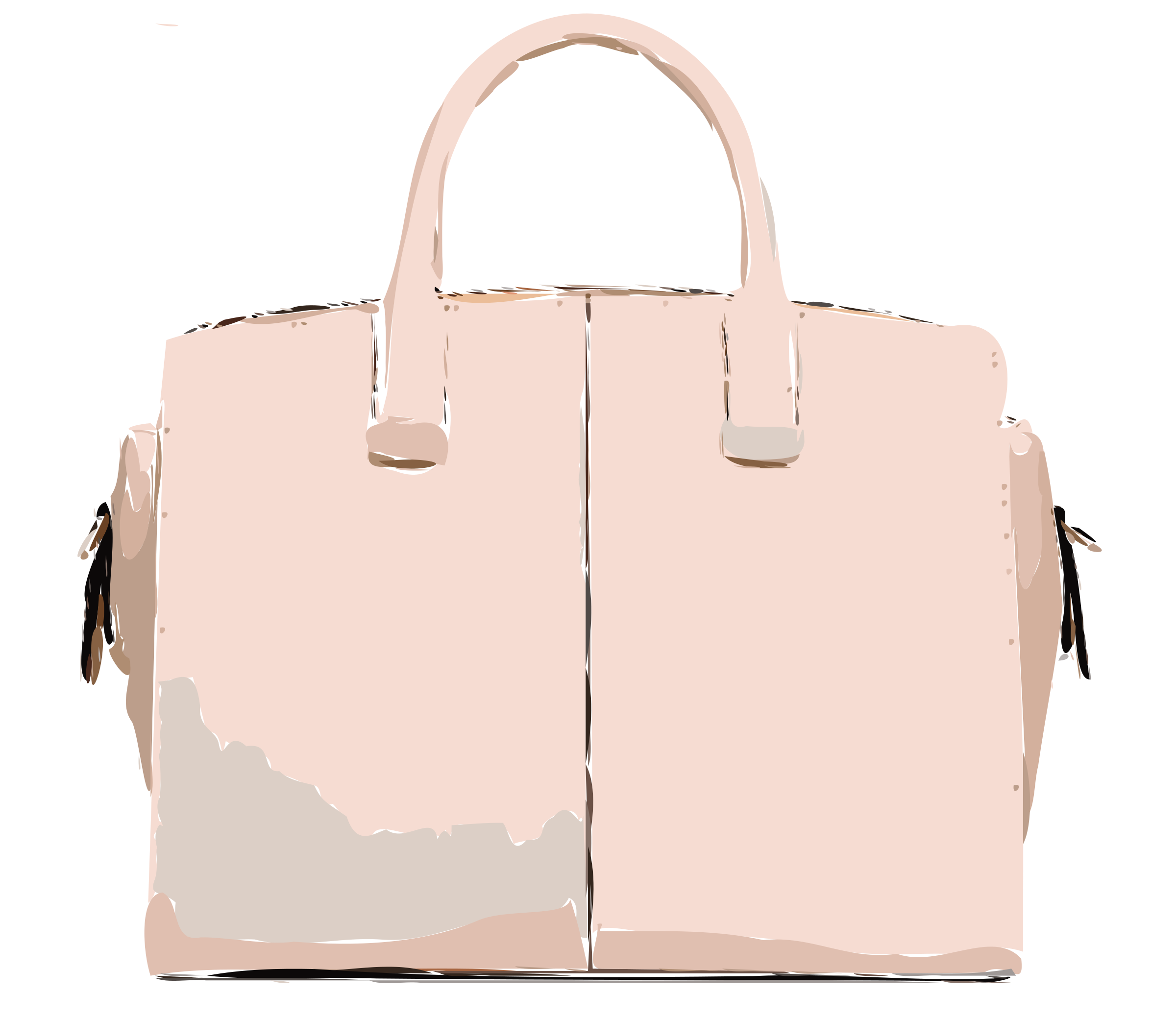 Pink Leather Handbag without logo Icons PNG - Free PNG and Icons Downloads