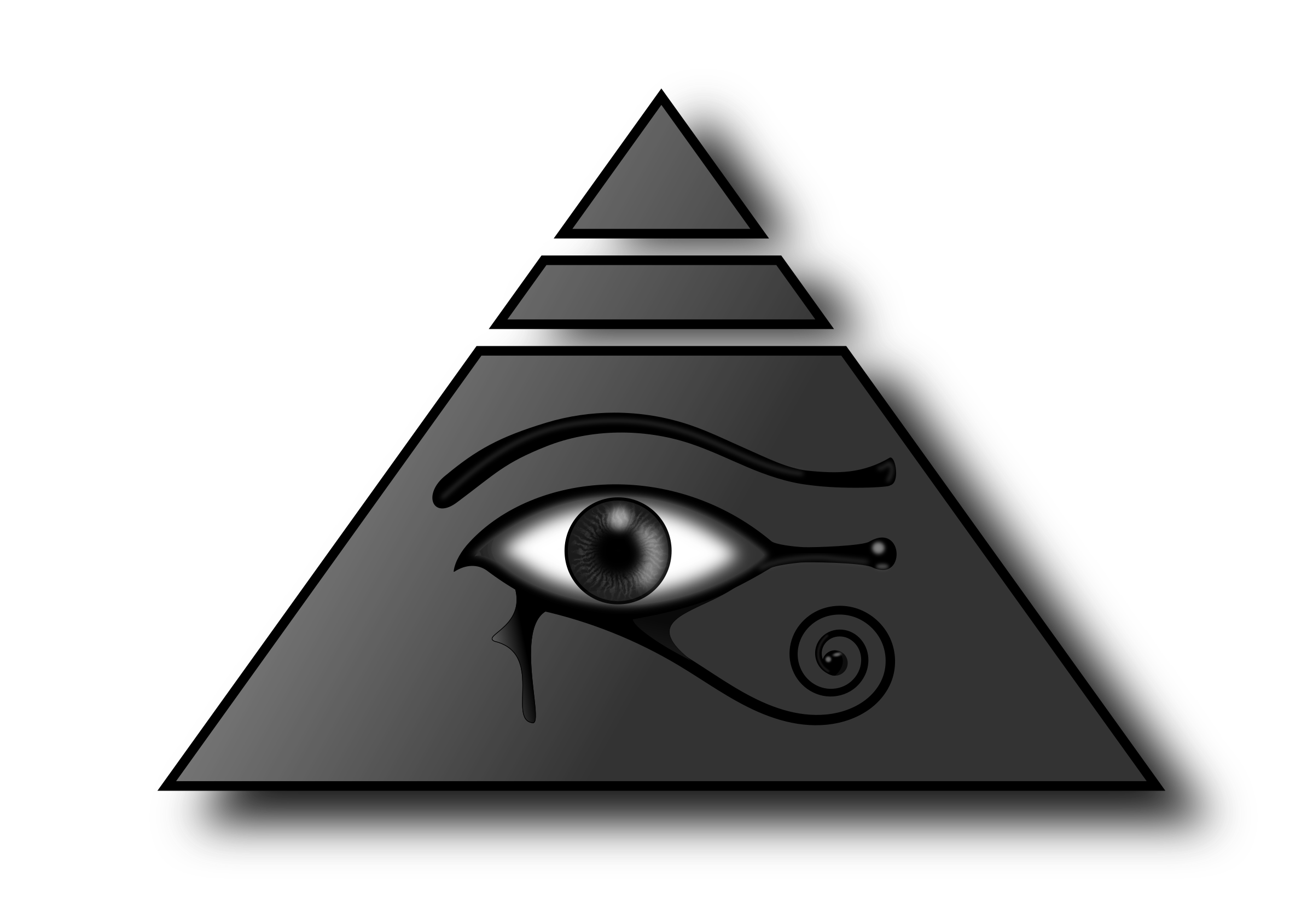 Piramide con el Ojo de Horus PNG icon