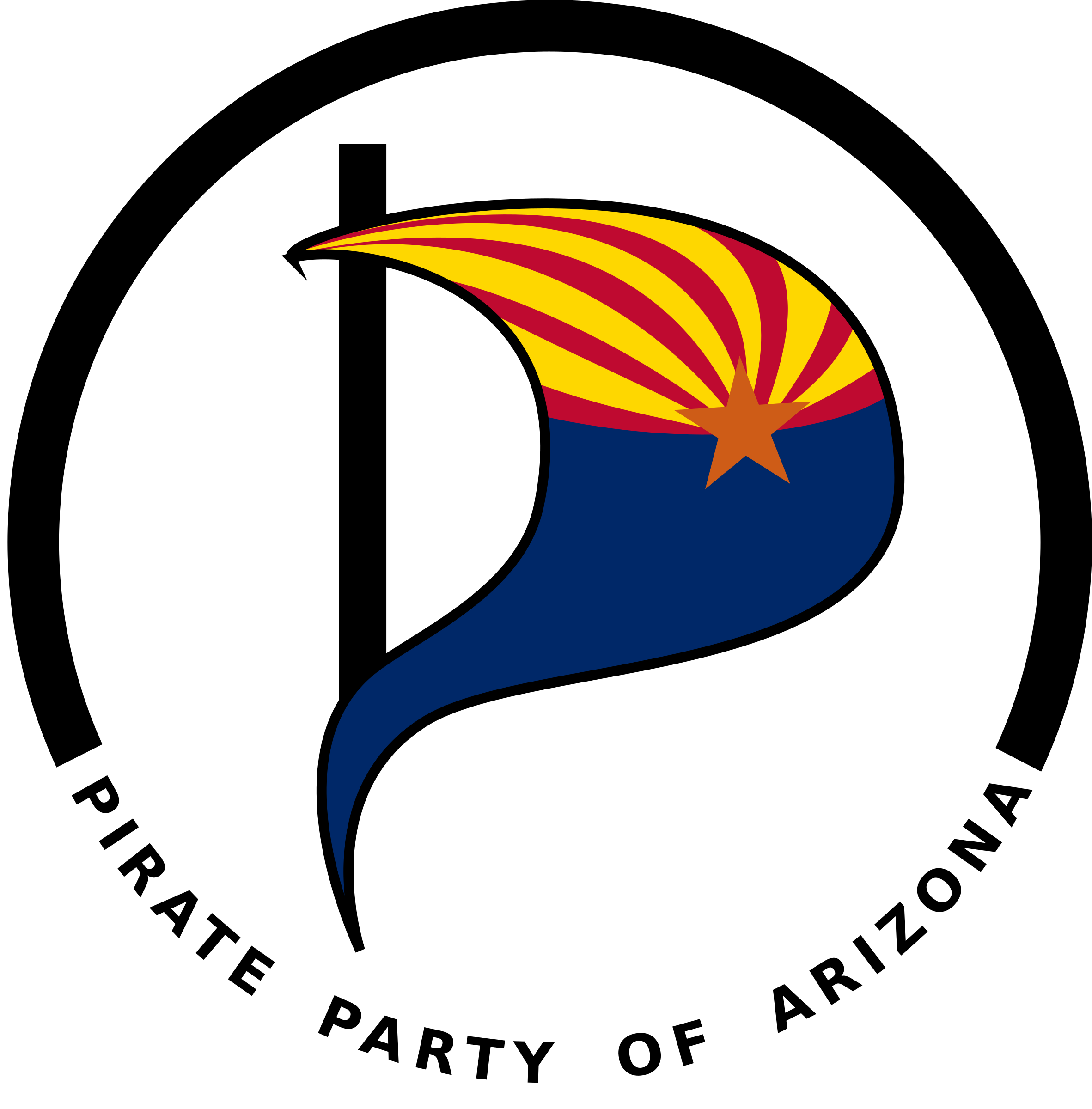 Pirate Party of Arizona logo PNG icon