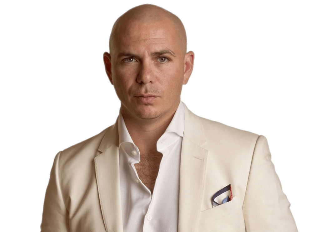 Pitbull White Outfit Clip arts