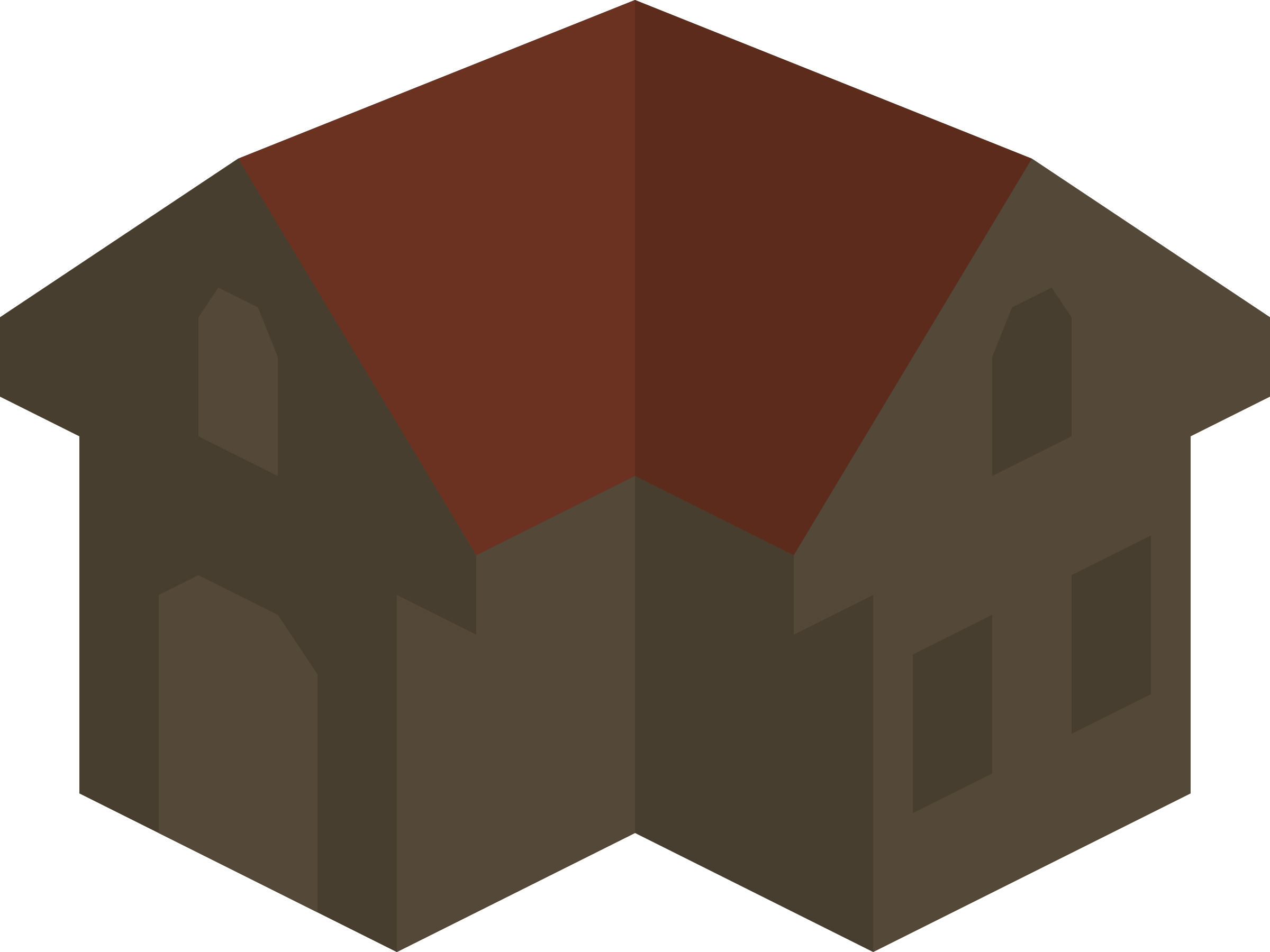 Placeholder Isometric Building Icon Colored Dark Alternative PNG icon