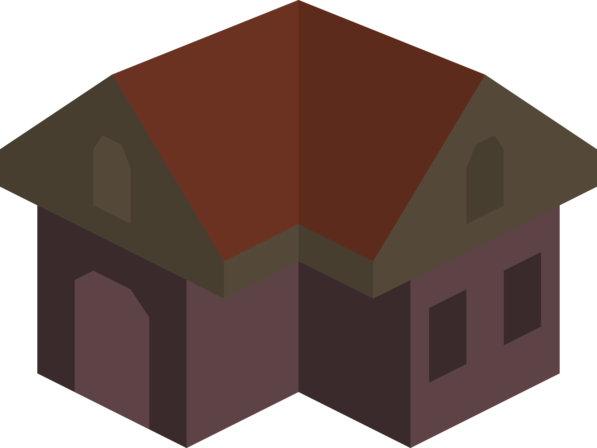 Placeholder Isometric Building Icon Colored Dark SVG Clip arts