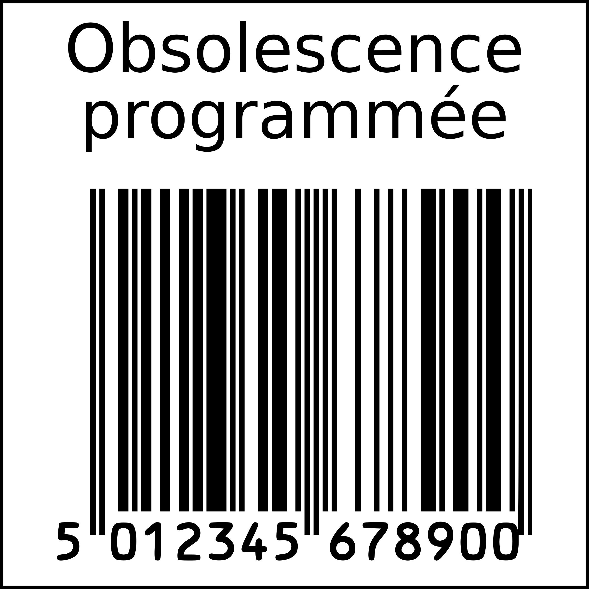 Barcode in squarre PNG icon