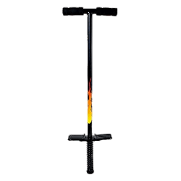 Pogo Stick Black With Flames PNG images