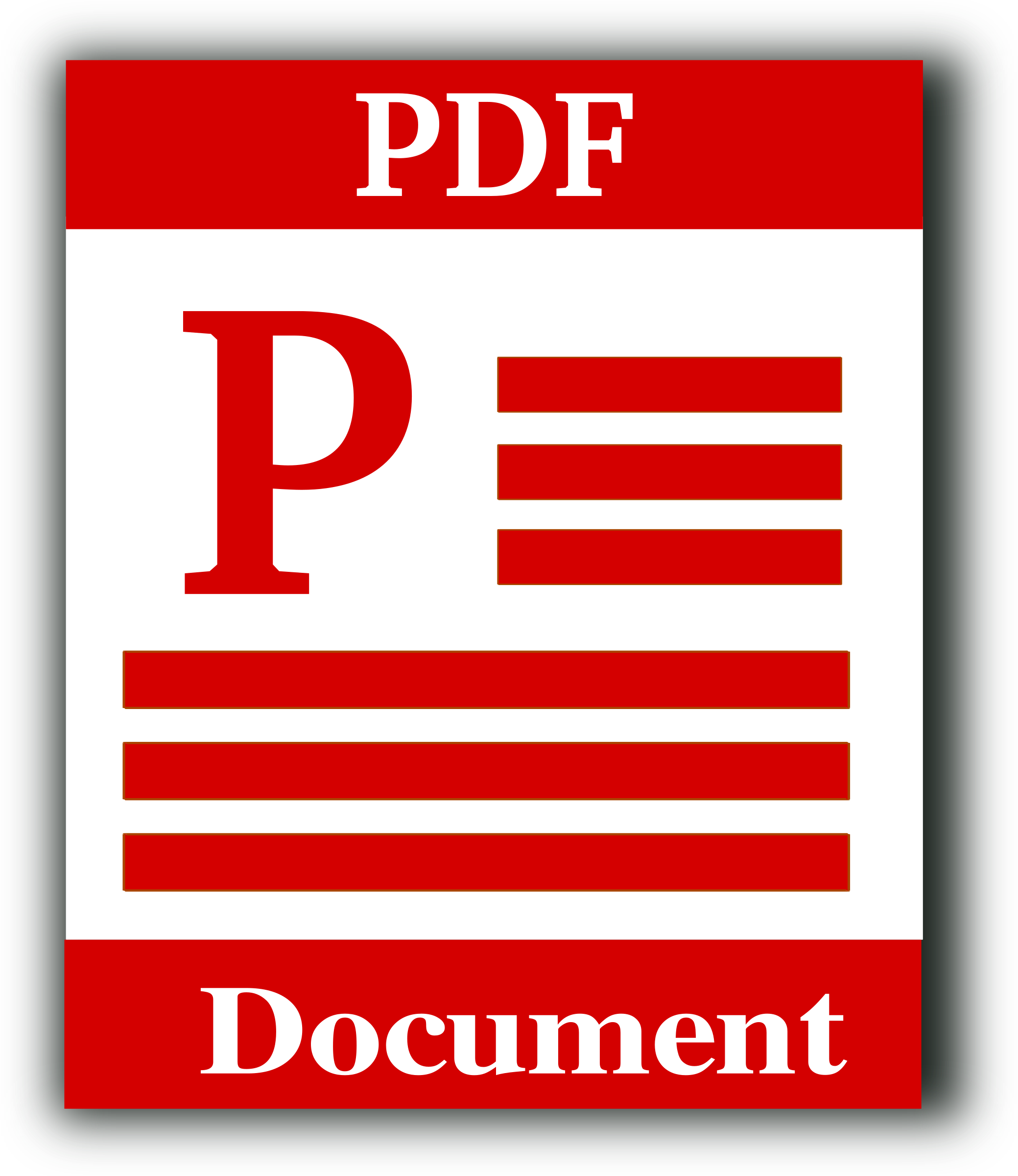 Portable Document Format Icon PNG icon