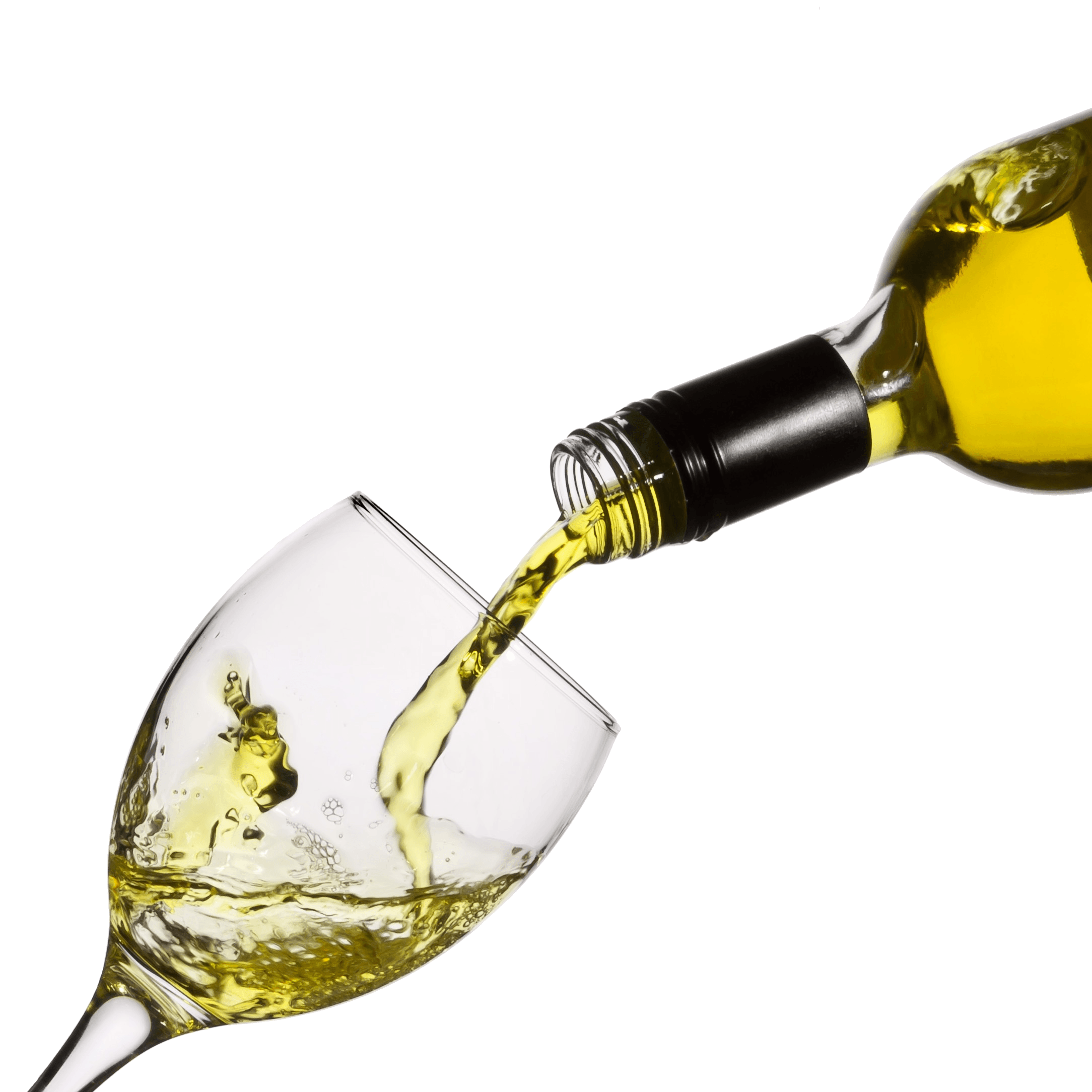 Pouring White Wine Glass PNG images